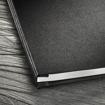 Hahnemühle FineArt Inkjet Leinenalbum, Umschlag schwarz, 30,5x30,5 cm