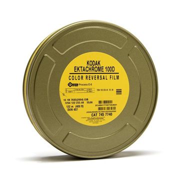 Kodak Ektachrome 100D, 16 mm, Color-Umkehrfilm, für Projektion, 122 m